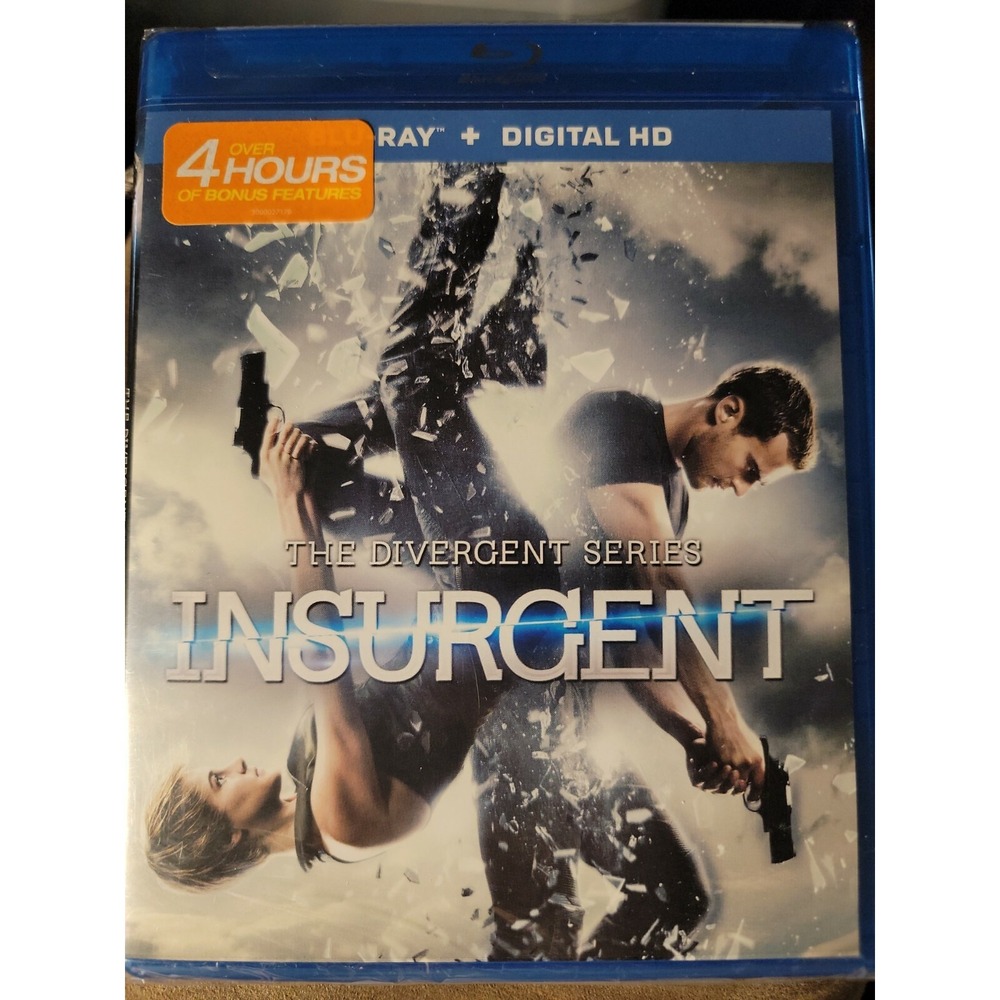 The Divergent Series Insurgent (Blu-ray, and Digital HD) Sealed